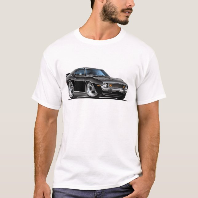1971-72 Javelin Black Car T-Shirt (Front)