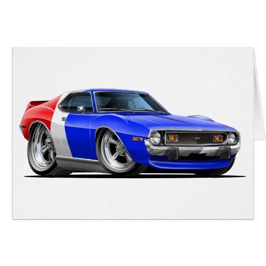 1971-72 Javelin Red White Blue Car (Front Horizontal)