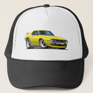 1971-72 Javelin Yellow Car Trucker Hat