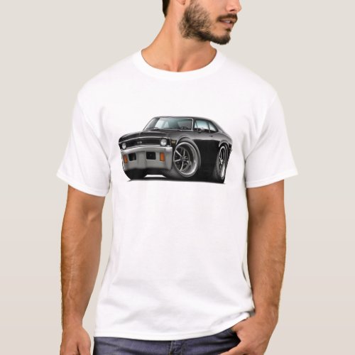 1971_72 Nova Black Car T_Shirt