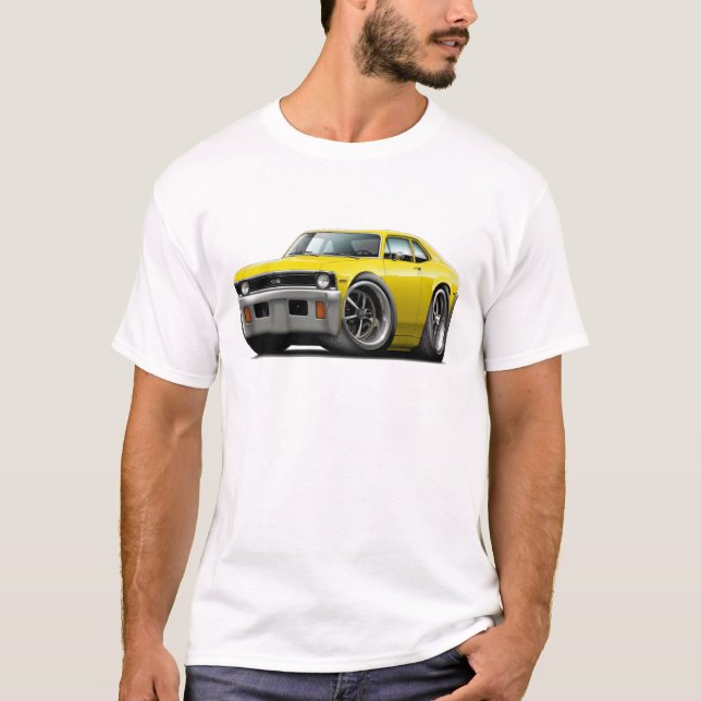 1971-72 Nova Yellow Car T-Shirt (Front)