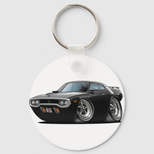 1971-72 Roadrunner Black Car Keychain