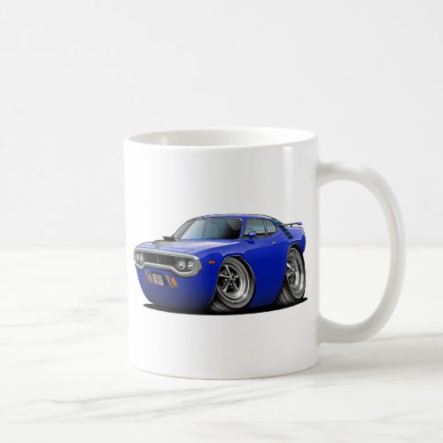 1971-72 Roadrunner Blue-Black Car Coffee Mug 1971-72 Roadrunner Blue-Black Car Coffee Mug