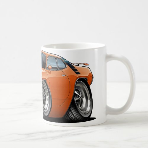 1971-72 Roadrunner Orange-Black Car Coffee Mug 1971-72 Roadrunner Orange-Black Car Coffee Mug