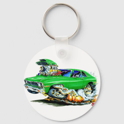 1971-74 Nova Green Car Keychain
