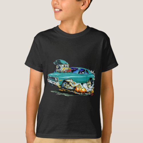 1971-74 Nova Teal Car T-Shirt