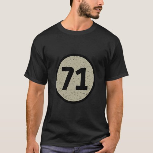 1971 Birth Year Retro Science Nerd Geek Milestone  T_Shirt