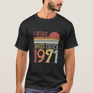 1971 Birthday Vintage Retro T-Shirt