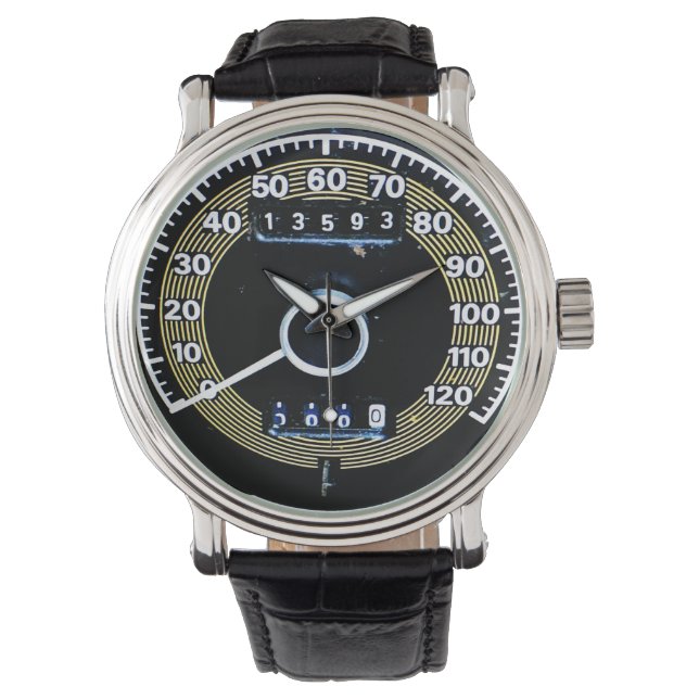 1971 Classic Sports Car Speedometer Watch (Front)