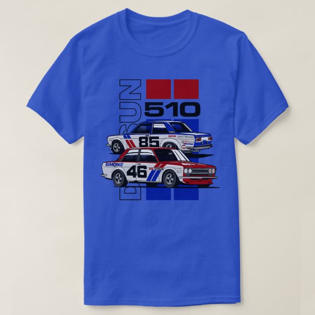 1971 Datsun 510 Trans Am TShirt (Design Front)
