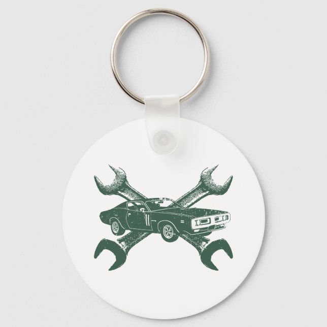 1971 Dodge 440 Charger Keychain (Front)