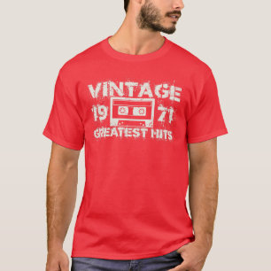 1971 Greatest Hits Vintage White T-Shirt