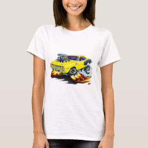 1971 Hemi Cuda Yellow Car T-Shirt