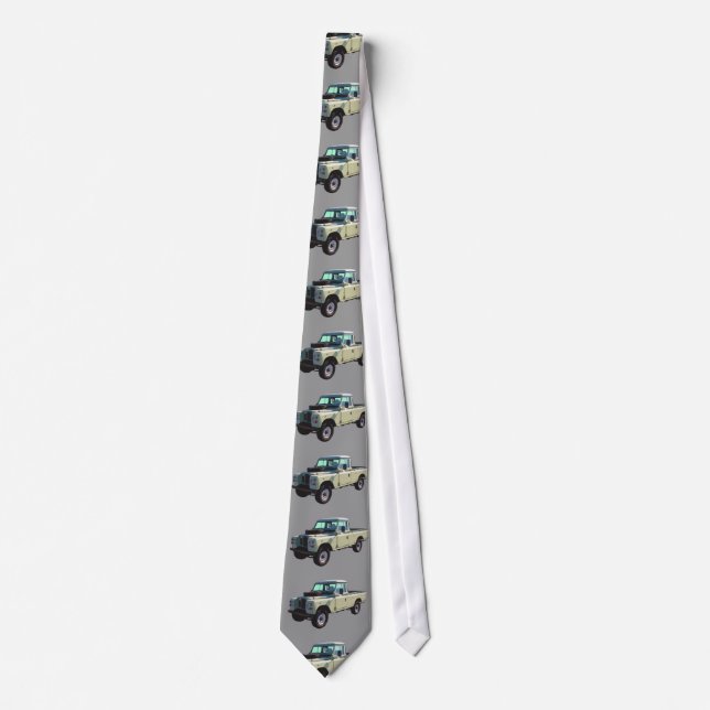 1971 Land Rover Pickup Truck Neck Tie (Front)