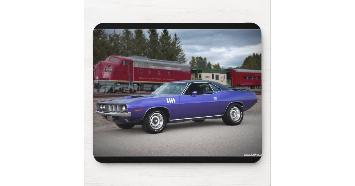 1971 Plymouth Barracuda Cuda Mopar Muscle Car Mouse Pad