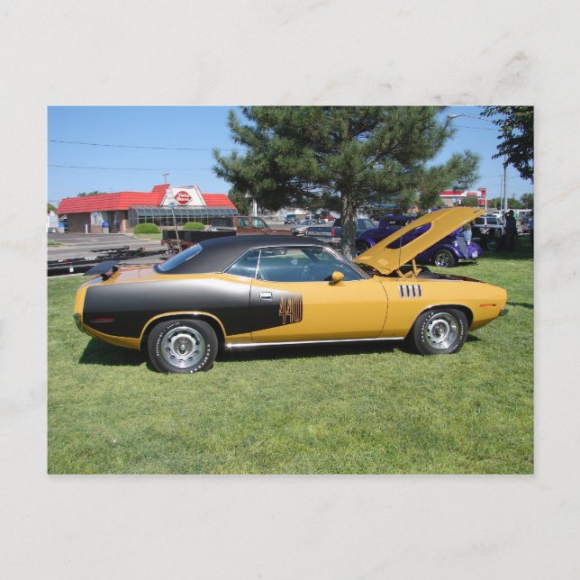 1971 Plymouth "Cuda" 440 Postcard (Front)