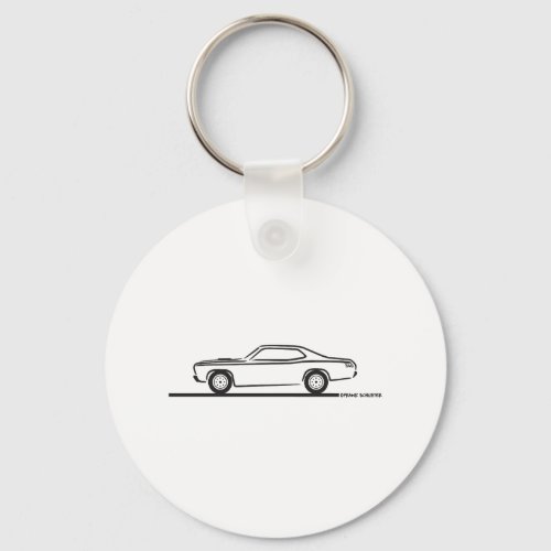 1971 Plymouth Duster Keychain