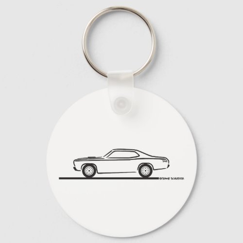 1971 Plymouth Duster Keychain