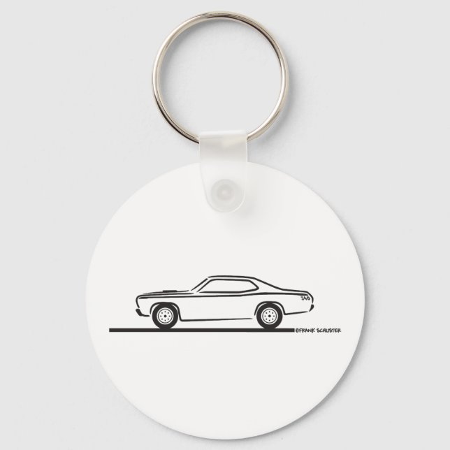1971 Plymouth Duster Keychain (Front)