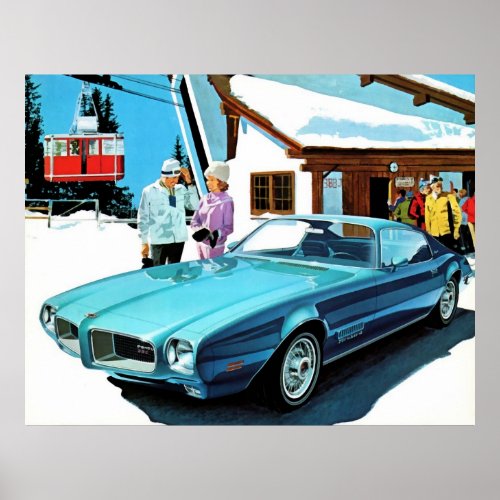 1971 Pontiac Firebird Espirit Poster