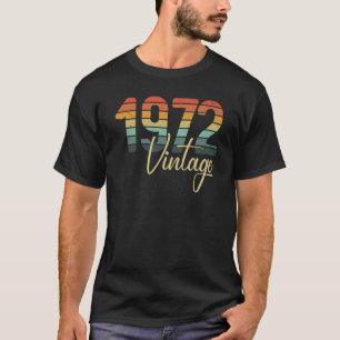 1972 All Original Parts B Day Vintage Retro Sunset T-Shirt