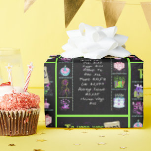 1972 Birthday Year Trivia Wrapping Paper