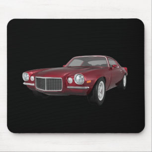 1972 Camaro: Muscle Car: Candy Apple Finish: Mouse Pad