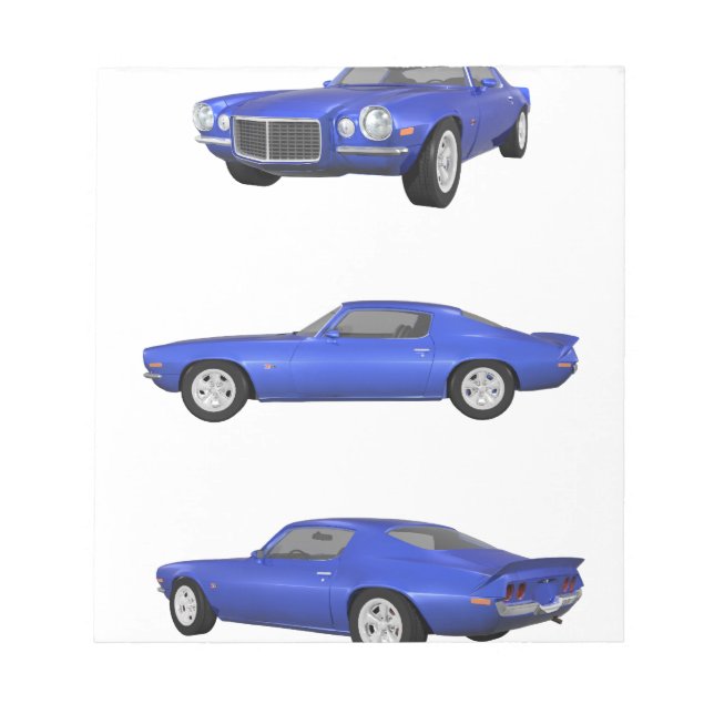 1972 Camaro: Notepad (Front)