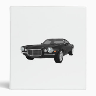 1972 Camaro Z28: Muscle Car: Black Finish: Binder