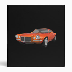 1972 Camaro Z28: Muscle Car: Orange Finish: Binder