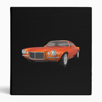 1972 Camaro Z28: Muscle Car: Orange Finish: Binder
