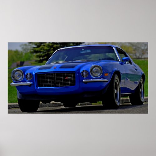 1972 Chevy Camaro RS Poster