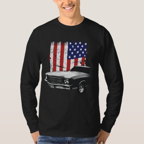 1972 Chevy Monte Carlo Front Side View with Us T_Shirt