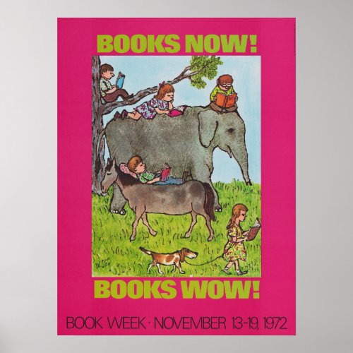 1972 Childrens Book Week Poster