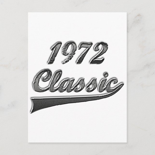 1972 Classic Postcard (Front)