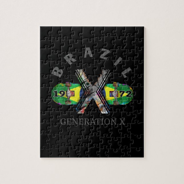 1972 Generation X Brazilian Skateboard Jigsaw Puzzle (Vertical)