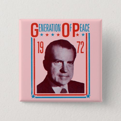 1972 Nixon Presidential Campaign Button