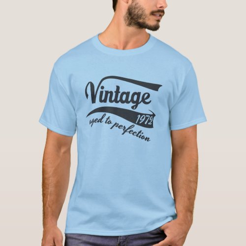 1972 Vintage aged to perfection 40th Birthday mens T_Shirt