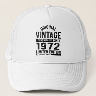 1972 Vintage Birthday Trucker Hat