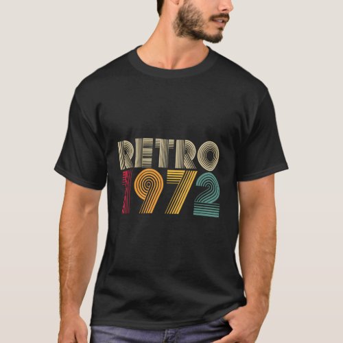 1972 Year Born On T_Shirt