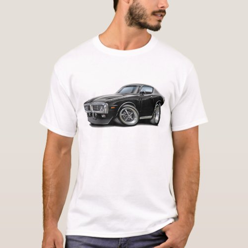 1973_74 Charger Black Car T_Shirt