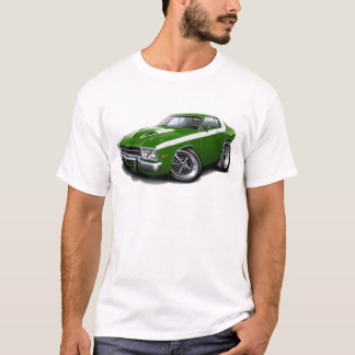 1973-74 Roadrunner Green-White Car T-Shirt