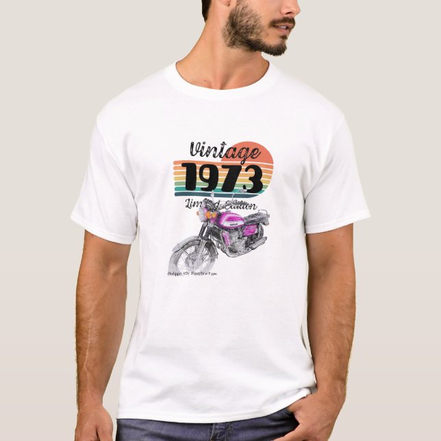 1973 bike T-Shirt (Front)