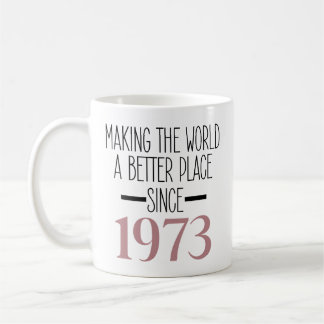 1973 Birthday Coffee, 50th Birthday for women Coffee Mug