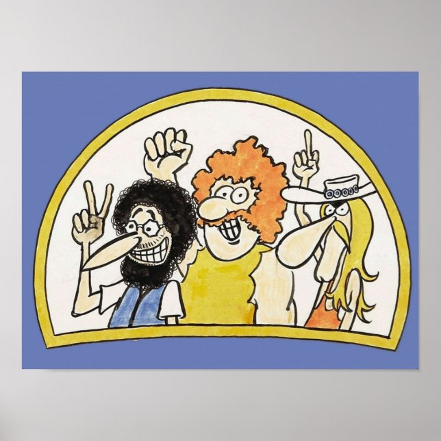1973 FABULOUS FURRY FREAK BROTHERS SKETCH POSTER (Front)