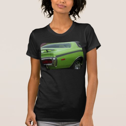 1973 Green Dodge Charger SE Brougham rear quarter T-Shirt