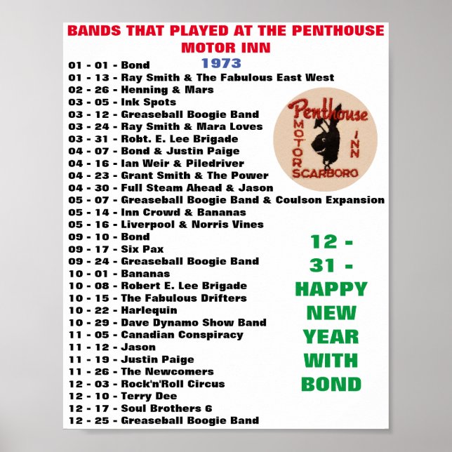 1973 - PENTHOUSE POSTER (Front)