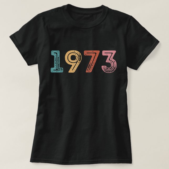 1973 Pro Roe Pro Choice Women Rights Feminist  T-Shirt (Design Front)