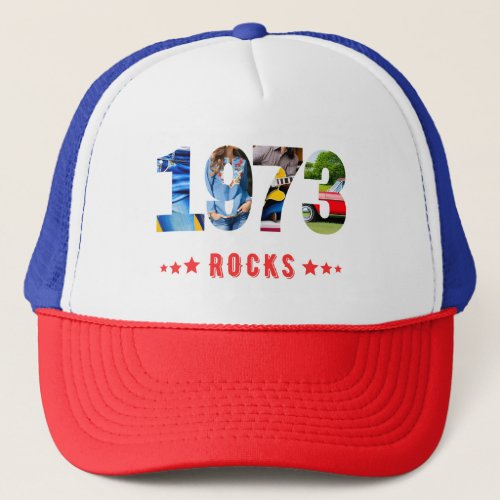 1973 Rocks Vintage 50th Anniversary  Trucker Hat