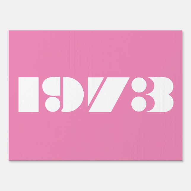 1973 Sign (Back)